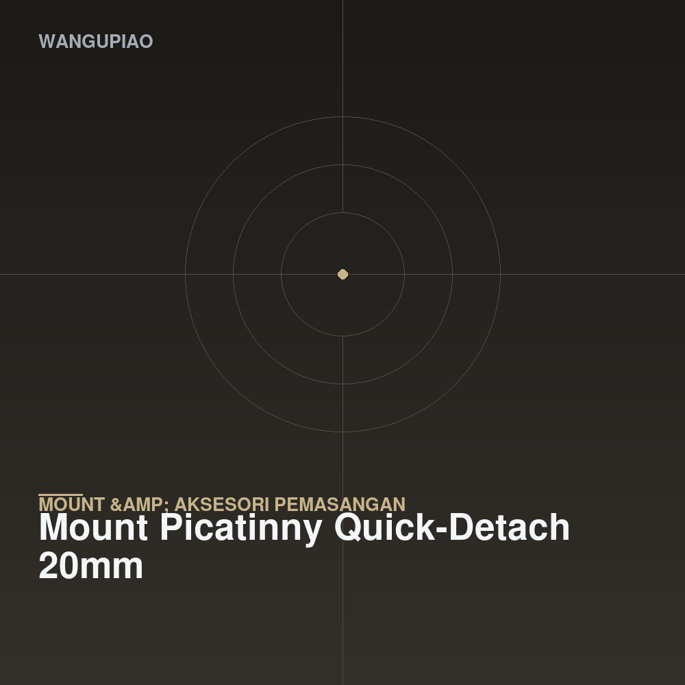 Mount Picatinny Quick-Detach 20mm