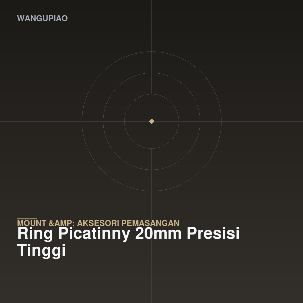 Ring Picatinny 20mm Presisi Tinggi